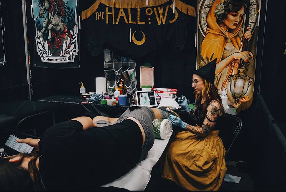 Kaitlin Matthews Artist Okanagan Tattoo Show