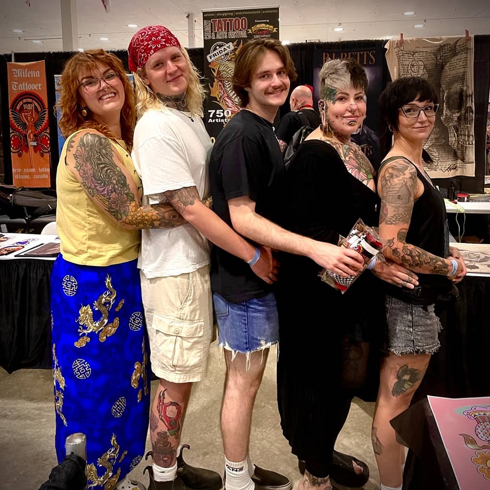 Nikko Adams Artists Okanagan Tattoo Show