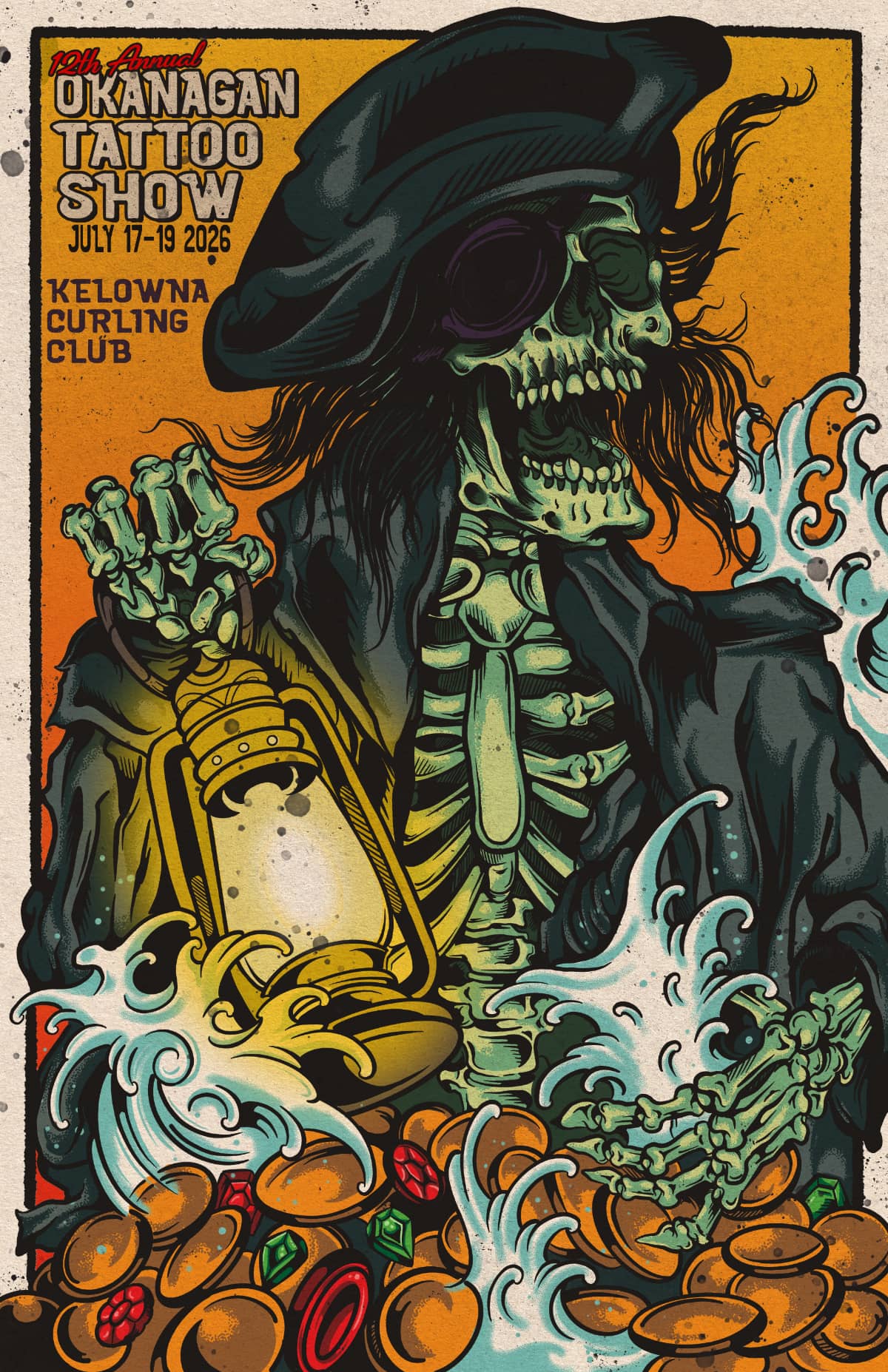 Okanagan Tattoo Show 2026 Poster by Stephen Shaw