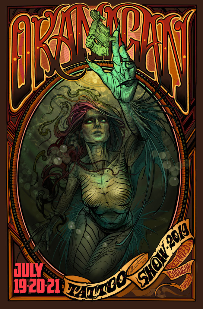 Okanagan Tattoo Show & Brewfest 2019 Poster Christina Christie